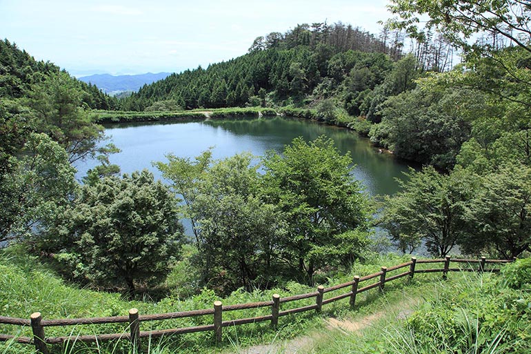 藤波池キャンプ場(鴨方)